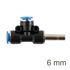 Insert T-joint Side Pu 6mm